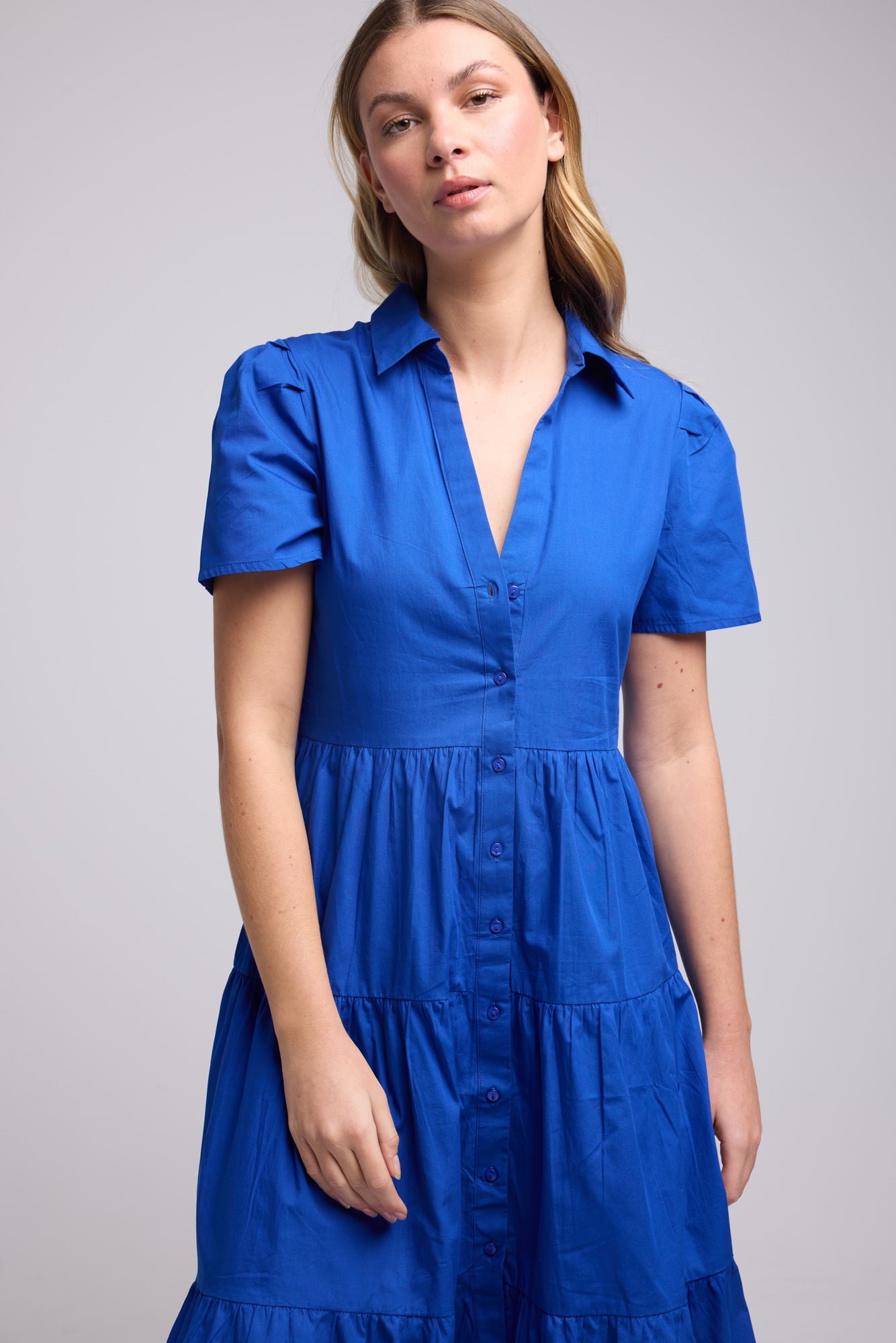 SUZIE DRESS/BRIGHT BLUE
