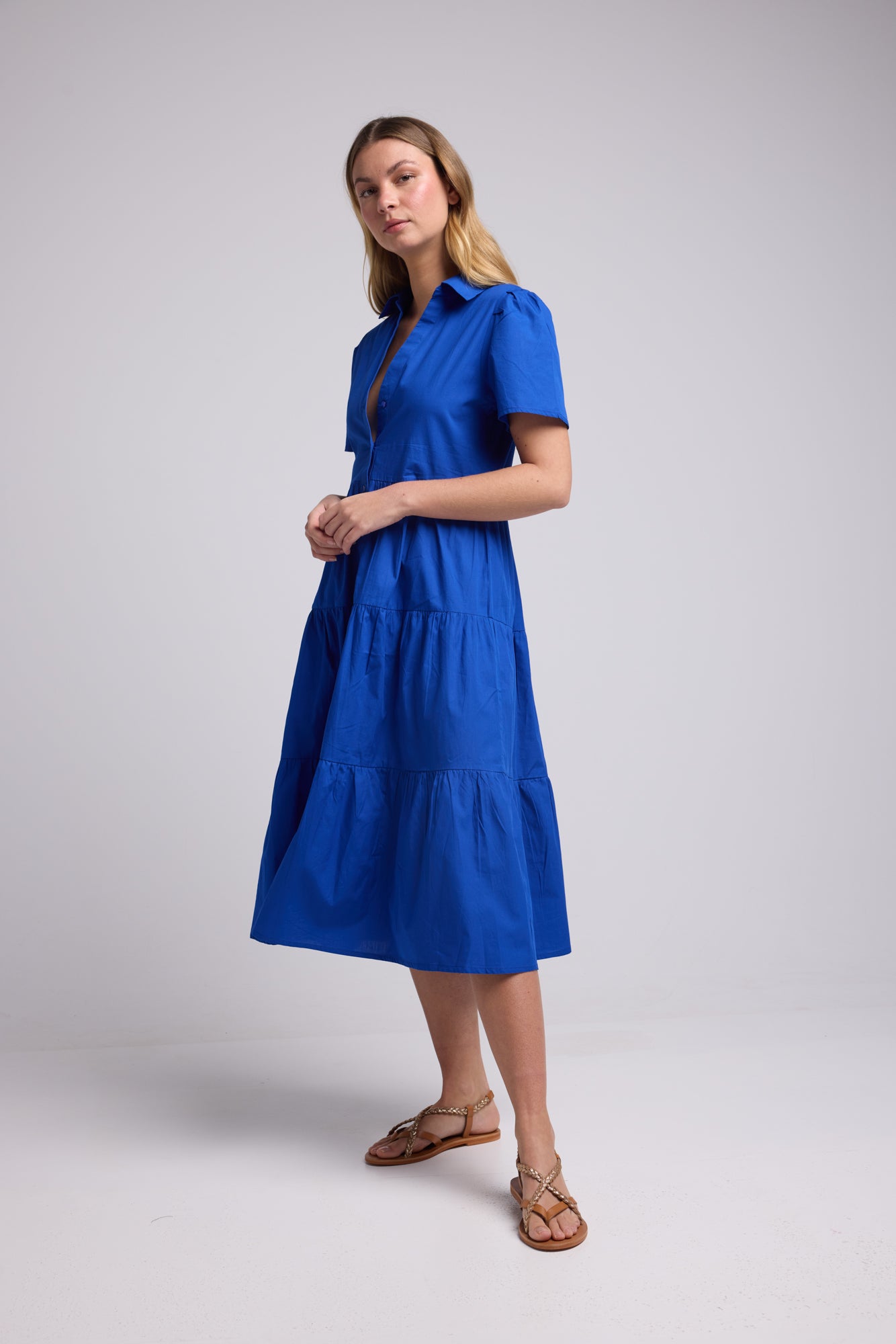 SUZIE DRESS/BRIGHT BLUE