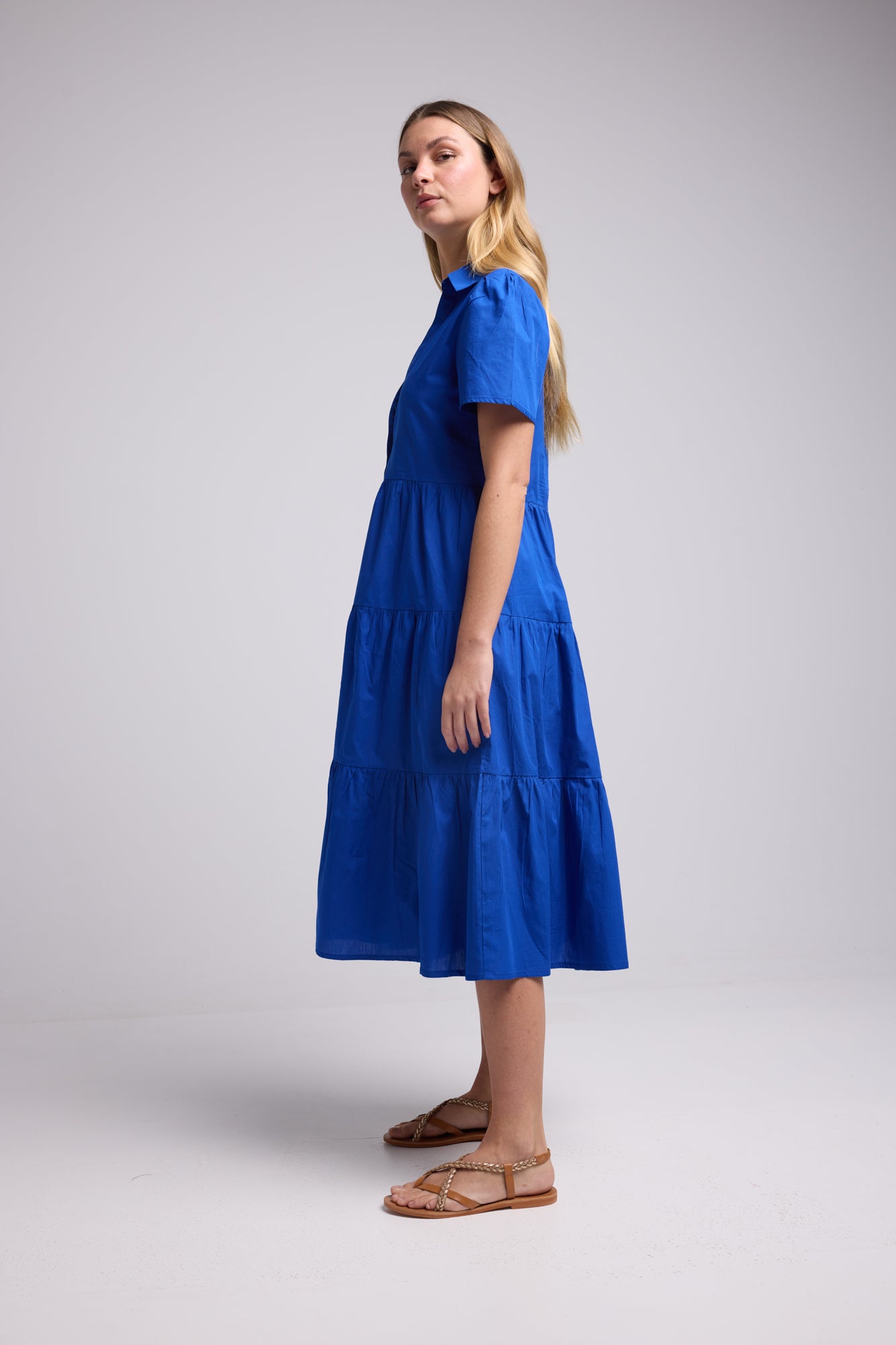 SUZIE DRESS/BRIGHT BLUE