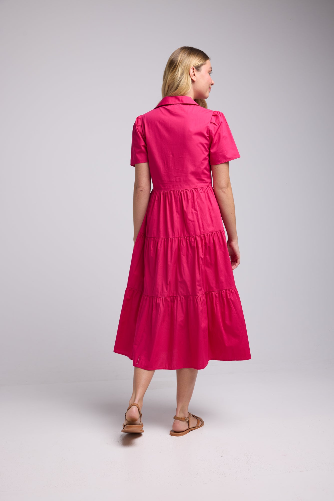 ROBE SUZIE/ BRIGHT FUSHIA