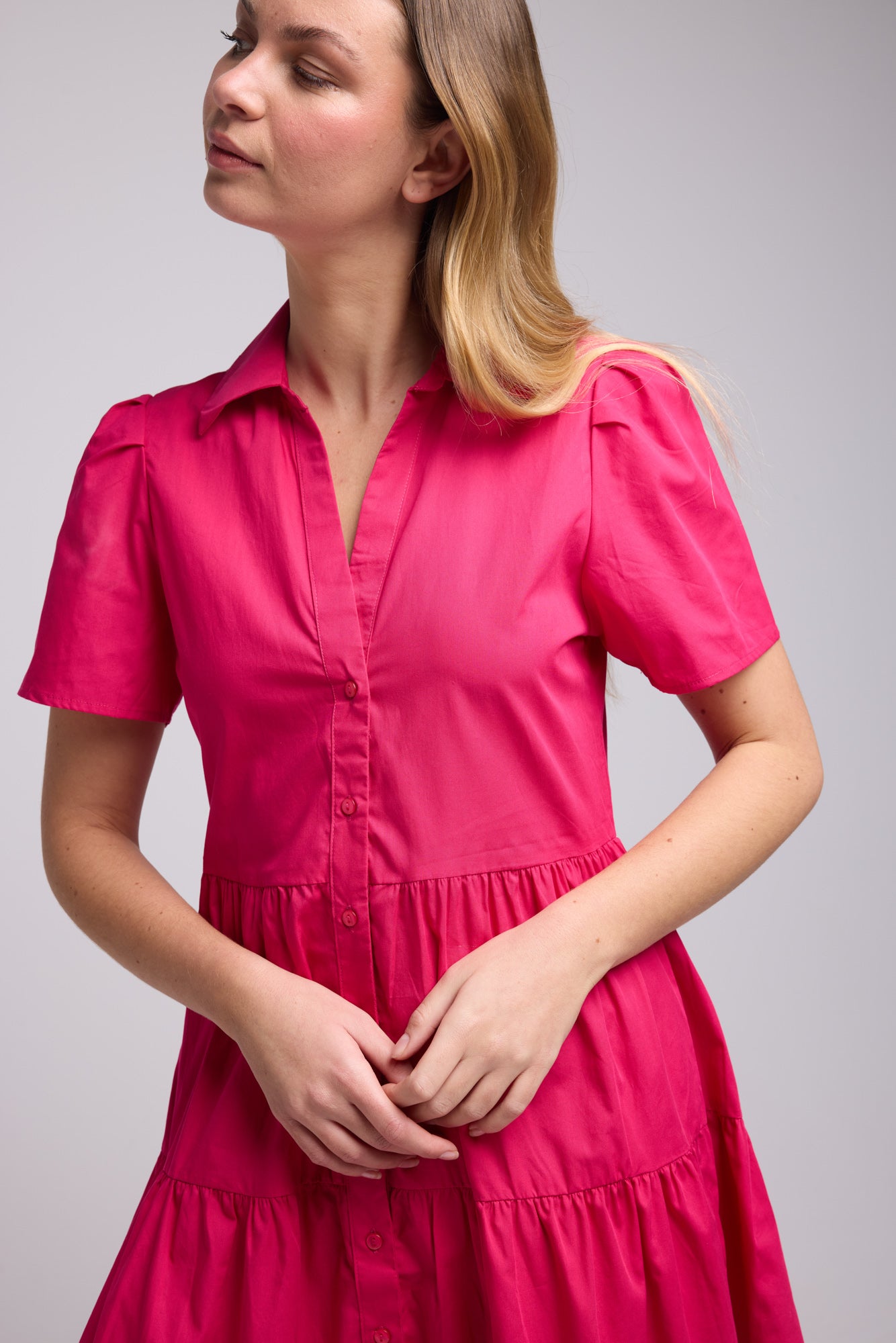 ROBE SUZIE/ BRIGHT FUSHIA