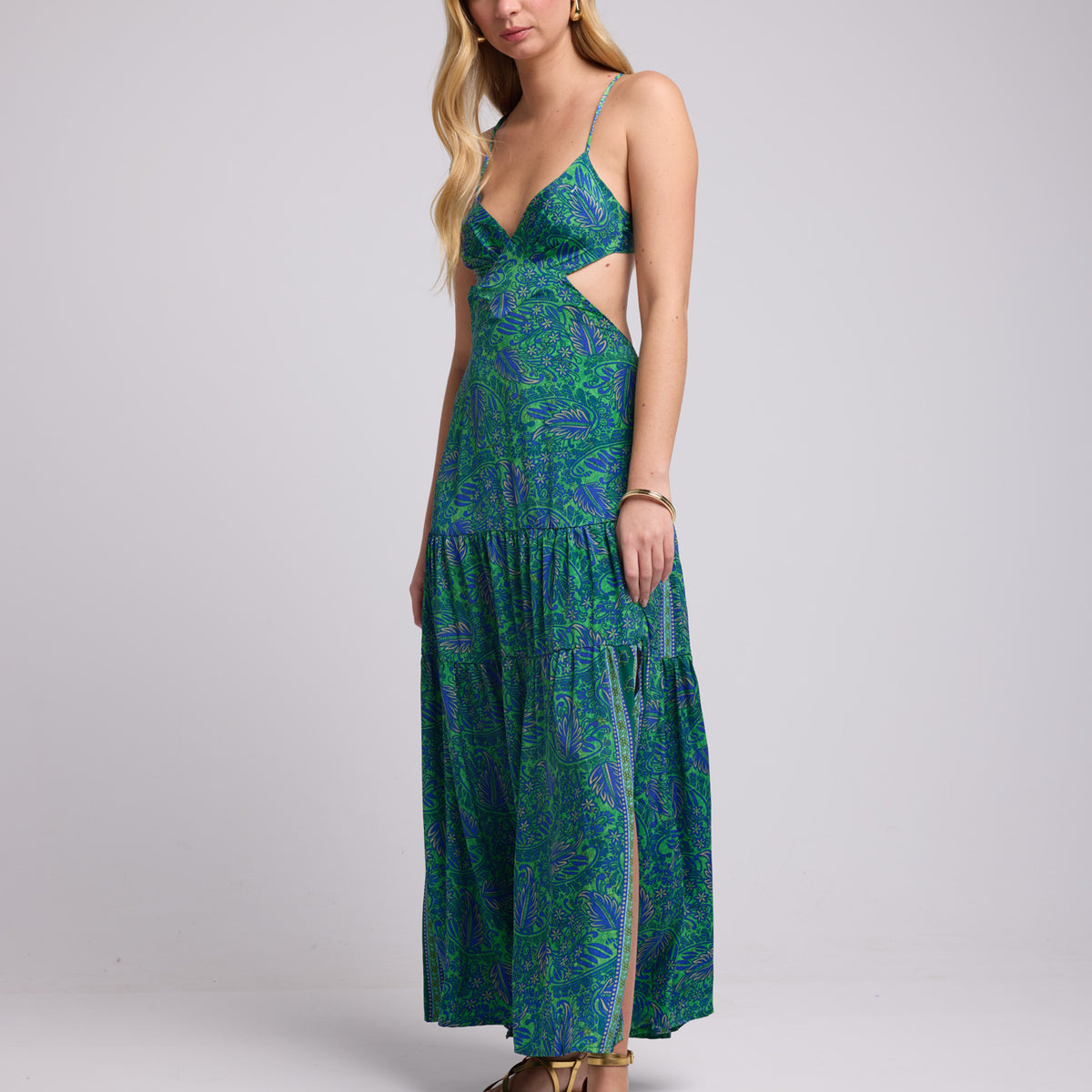 PIPA GREEN DRESS P3010